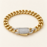 ⁦طقم Royal Chain الذهبي – 4 قطع⁩ - الصورة ⁦4⁩