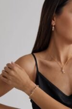 ⁦طقم توليب ذهبي - 3 قطع⁩ - الصورة ⁦2⁩