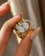 ⁦الخاتم التريند Royal Diamond- 4 قطع⁩ - الصورة ⁦2⁩